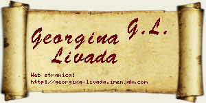 Georgina Livada vizit kartica